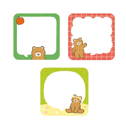 Speech Bubble Bear - Mini Mini Sticky Notes