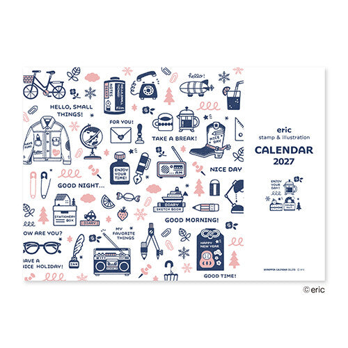[Pre-order] eric small things - 2027 Wall Calendar