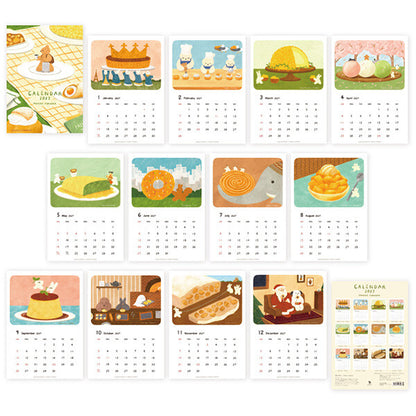 [Pre-order] Fukuoka Mariko Bears - 2027 Wall Calendar