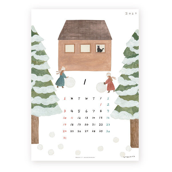[Pre-order] Necktie 2027 Seasons - Wall Calendar