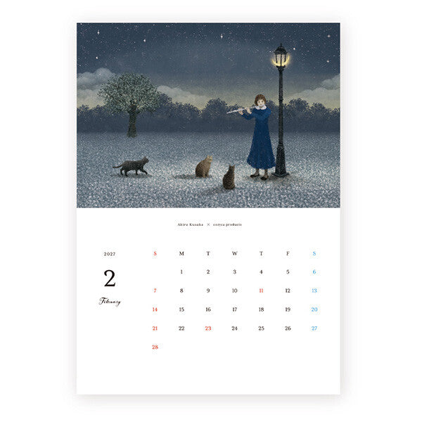 [Pre-order]  Kusaka Akira Nocturne - 2027 Wall Calendar