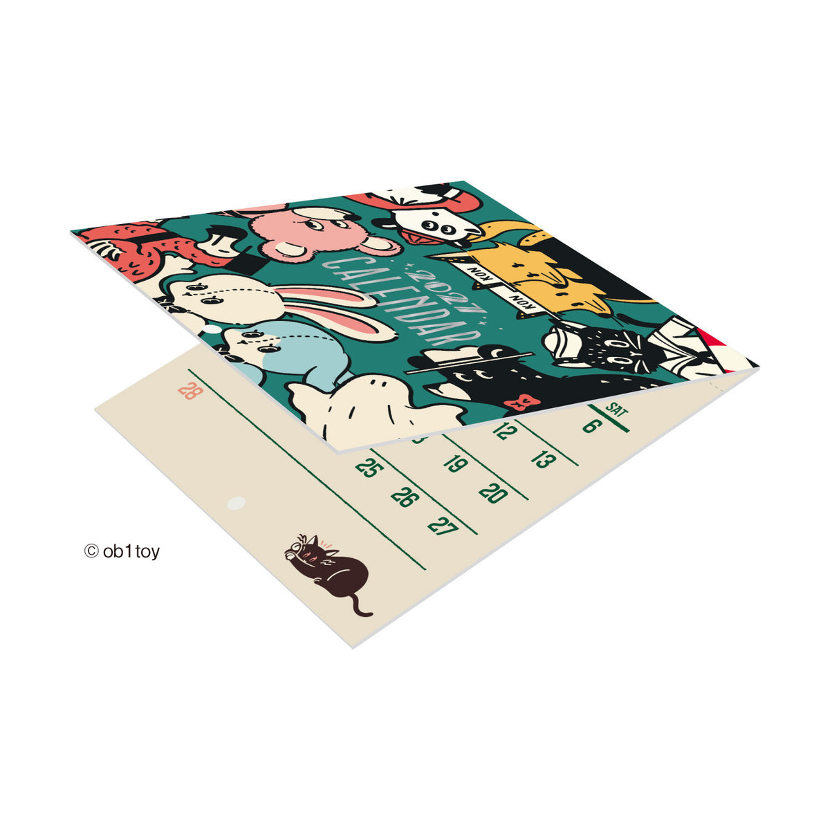 [Pre-order] Ob1toy - 2027 Mini Wall Calendar