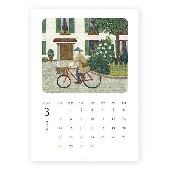 [Pre-order] Asano Midori Scenary - 2027 Wall Calendar
