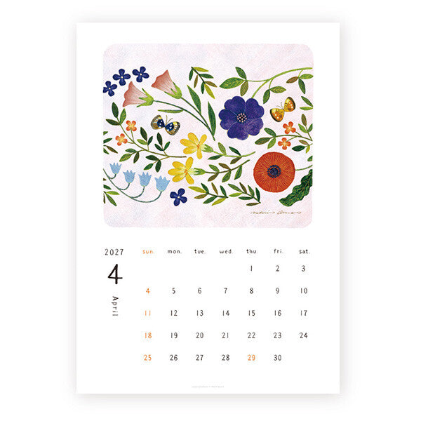 [Pre-order] Asano Midori Scenary - 2027 Wall Calendar