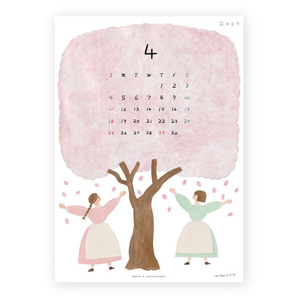 [Pre-order] Necktie 2027 Seasons - Wall Calendar