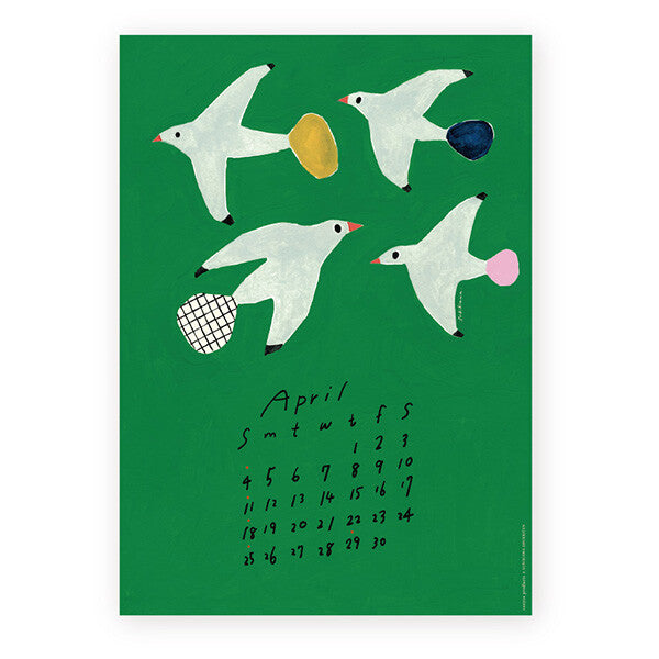 [Pre-order] Subikiawa Birds - 2027 Wall Calendar