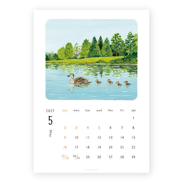 [Pre-order] Asano Midori Scenary - 2027 Wall Calendar