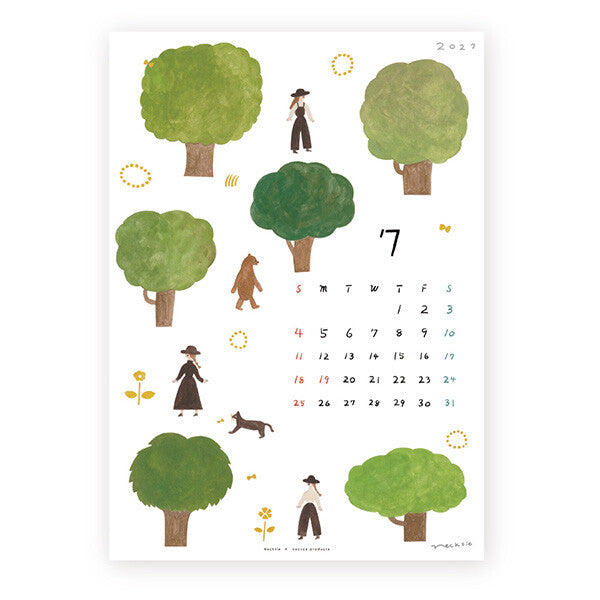 [Pre-order] Necktie 2027 Seasons - Wall Calendar
