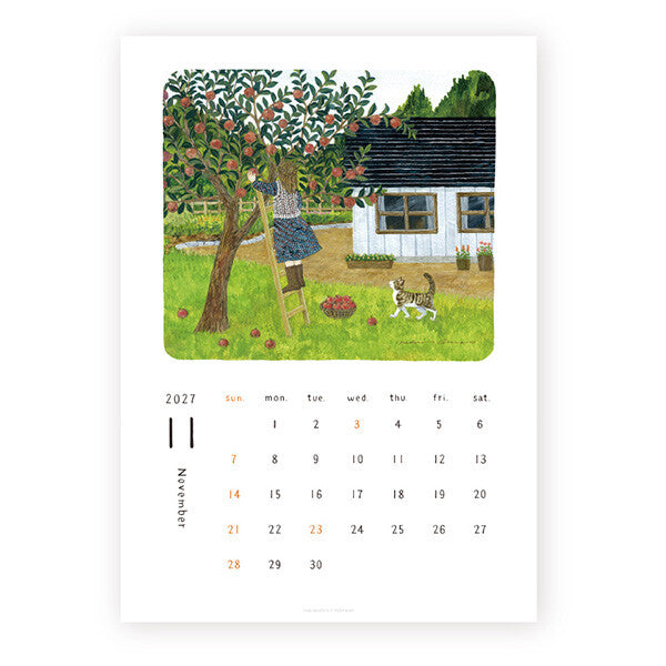 [Pre-order] Asano Midori Scenary - 2027 Wall Calendar