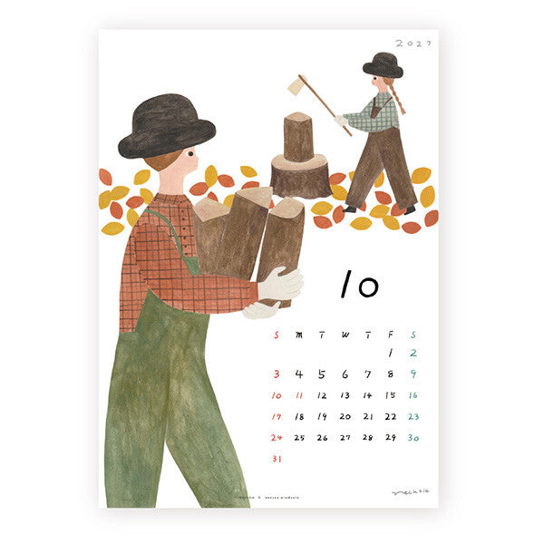 [Pre-order] Necktie 2027 Seasons - Wall Calendar