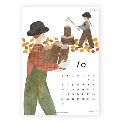 [Pre-order] Necktie 2027 Seasons - Wall Calendar