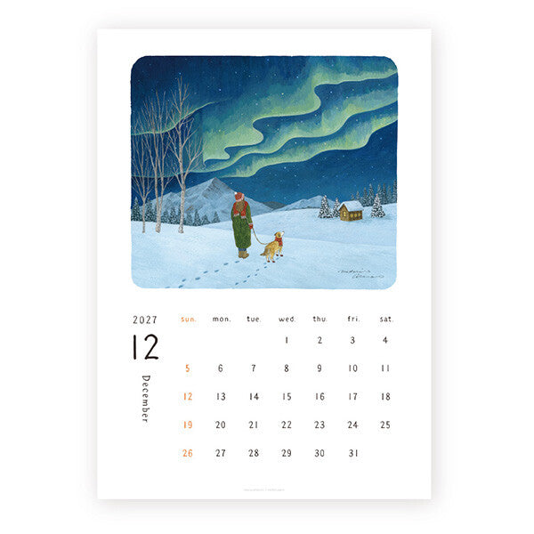 [Pre-order] Asano Midori Scenary - 2027 Wall Calendar