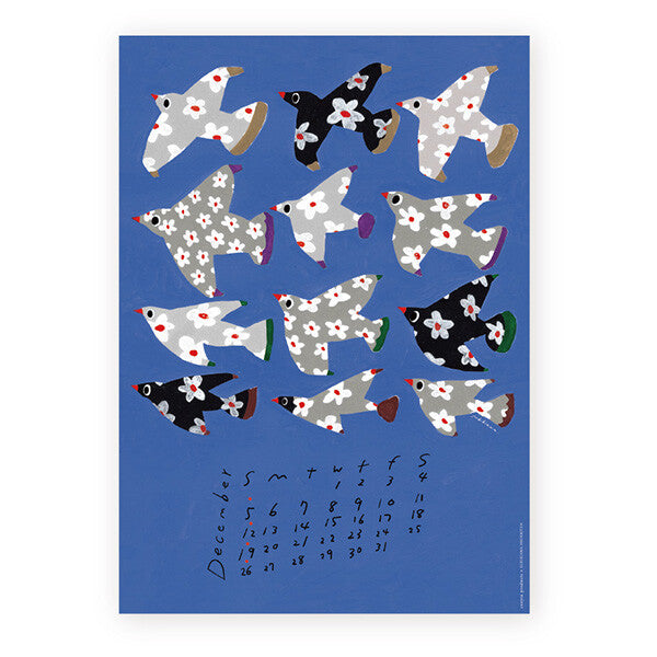 [Pre-order] Subikiawa Birds - 2027 Wall Calendar