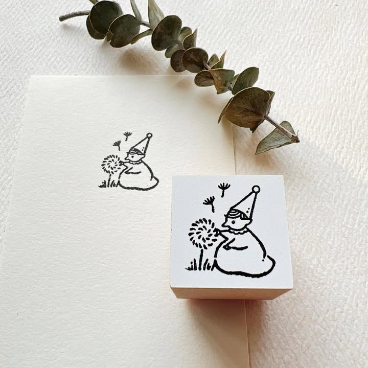 'Hide and Seek Series' Dandelion Stamp