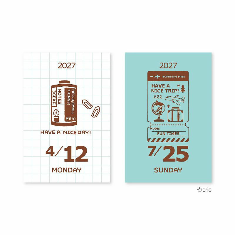 [Pre-order] eric small things - 2027 Mini Daily Tear-off Calendar