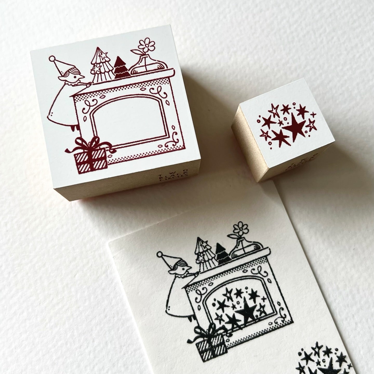 'Stars in the Stove Series' Climbing on the Stove Stamp