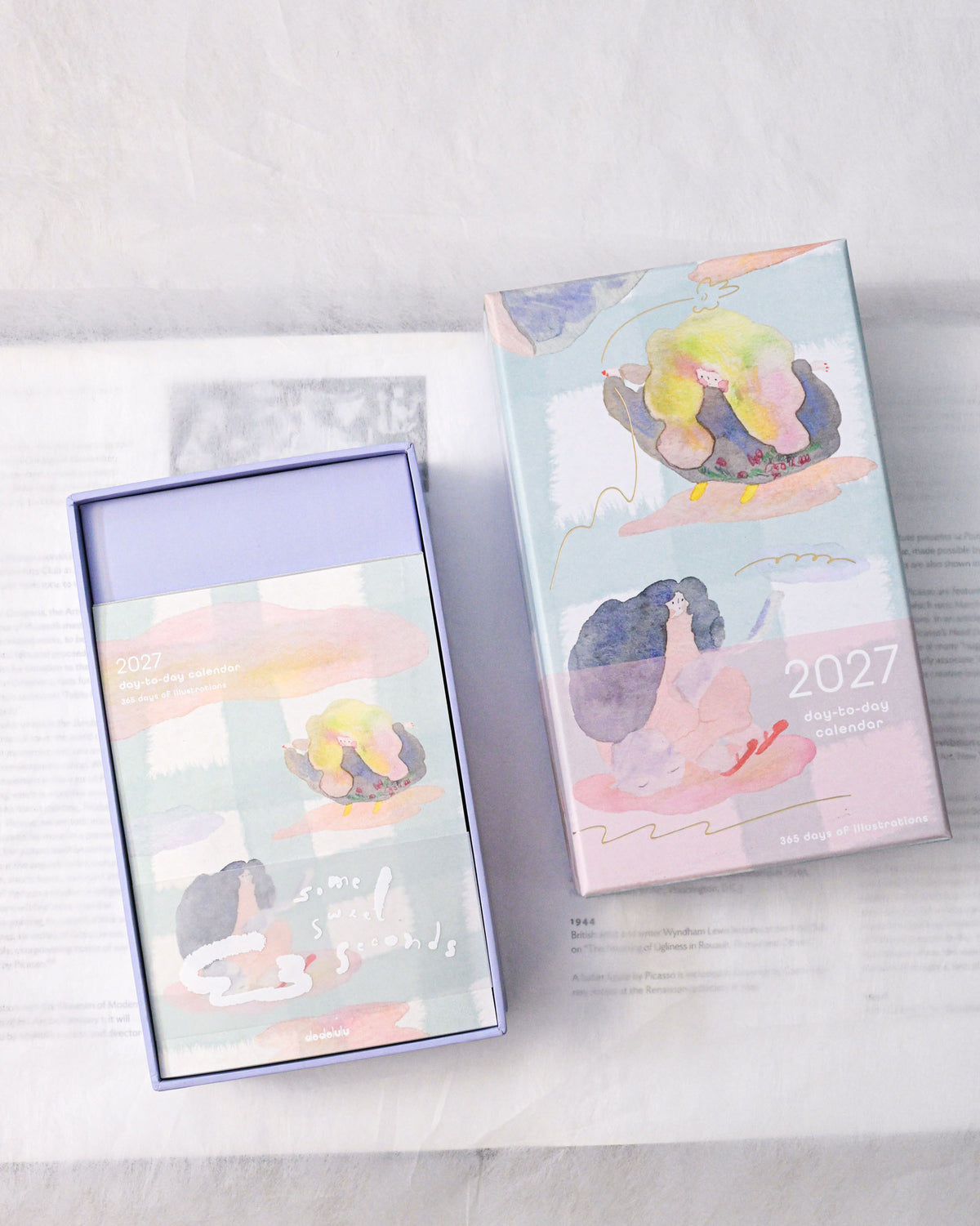 [Pre-order] 'Some Sweet Seconds' 2027 - 365 Day Desk Calendar with Moon Phase