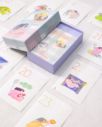 [Pre-order] 'Some Sweet Seconds' 2027 - 365 Day Desk Calendar with Moon Phase