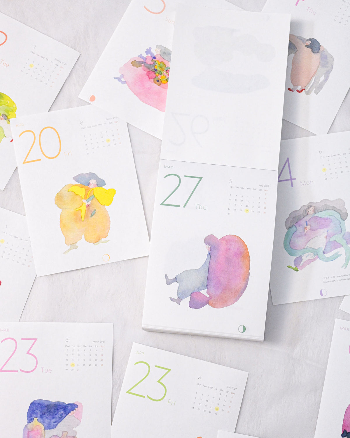 [Pre-order] 'Some Sweet Seconds' 2027 - 365 Day Desk Calendar with Moon Phase
