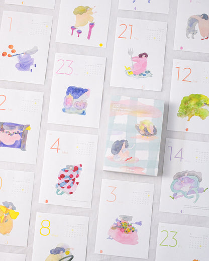 [Pre-order] 'Some Sweet Seconds' 2027 - 365 Day Desk Calendar with Moon Phase