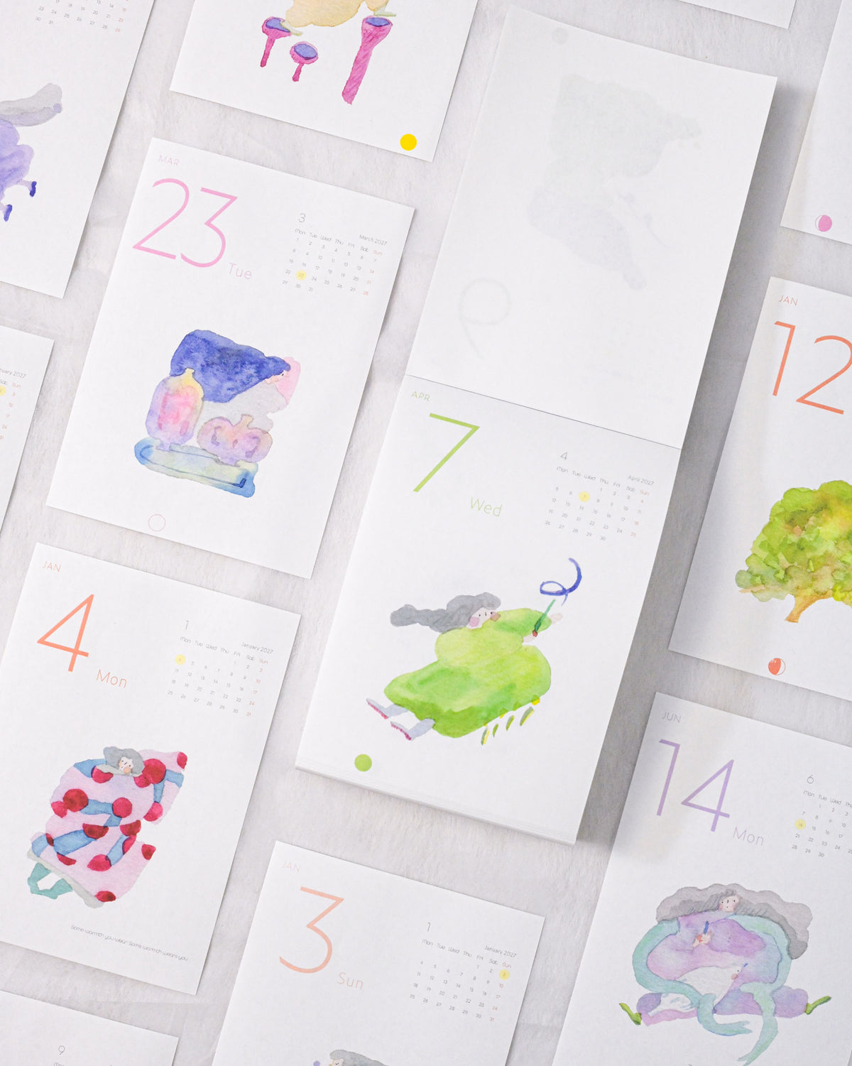 [Pre-order] 'Some Sweet Seconds' 2027 - 365 Day Desk Calendar with Moon Phase