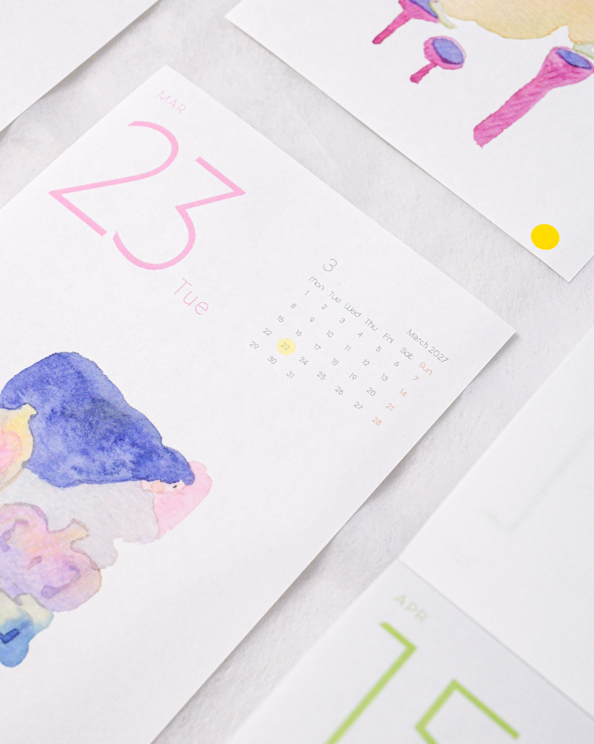 [Pre-order] 'Some Sweet Seconds' 2027 - 365 Day Desk Calendar with Moon Phase