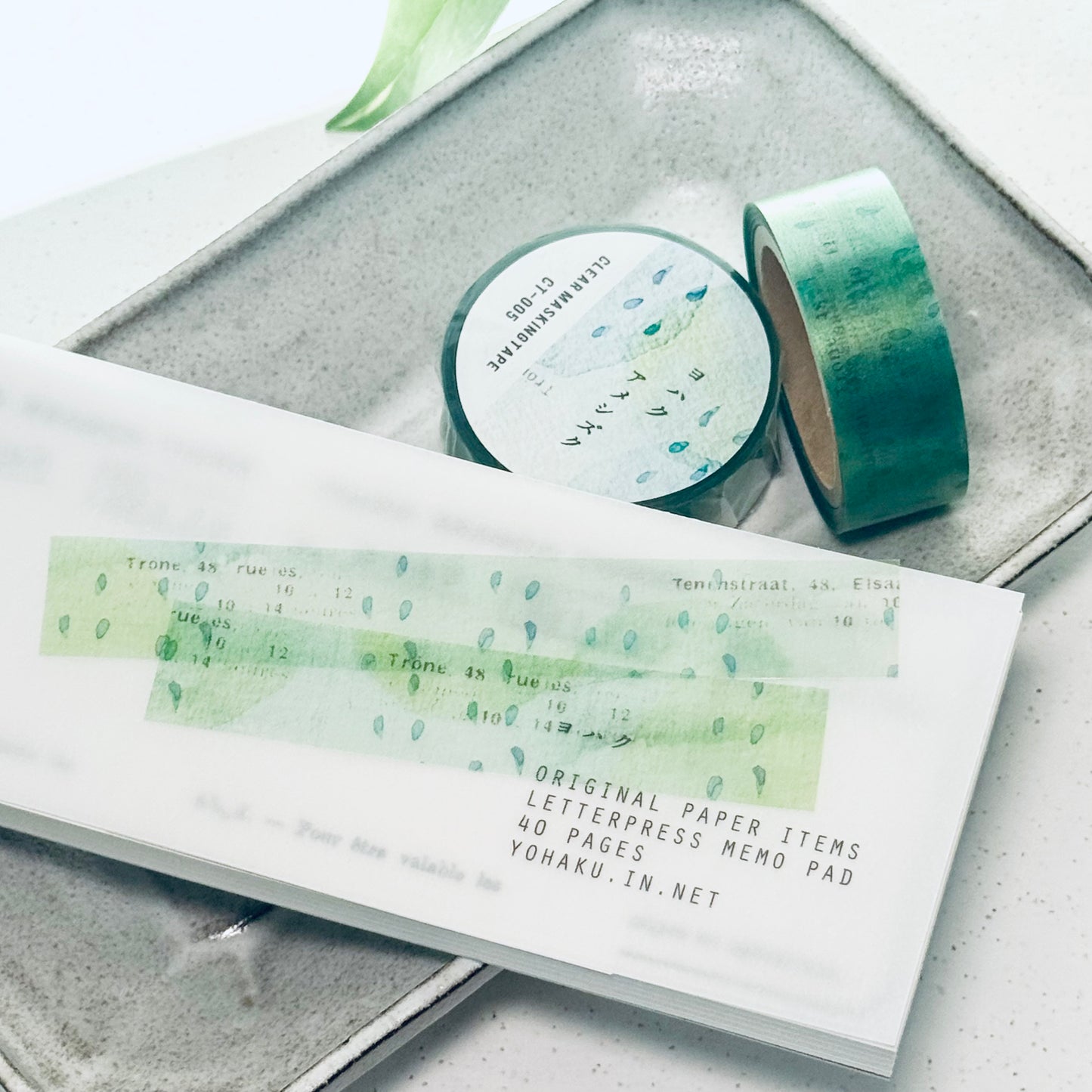 Drip of rain - CT-005 Clear Masking Tape