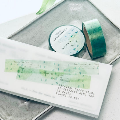 Drip of rain - CT-005 Clear Masking Tape