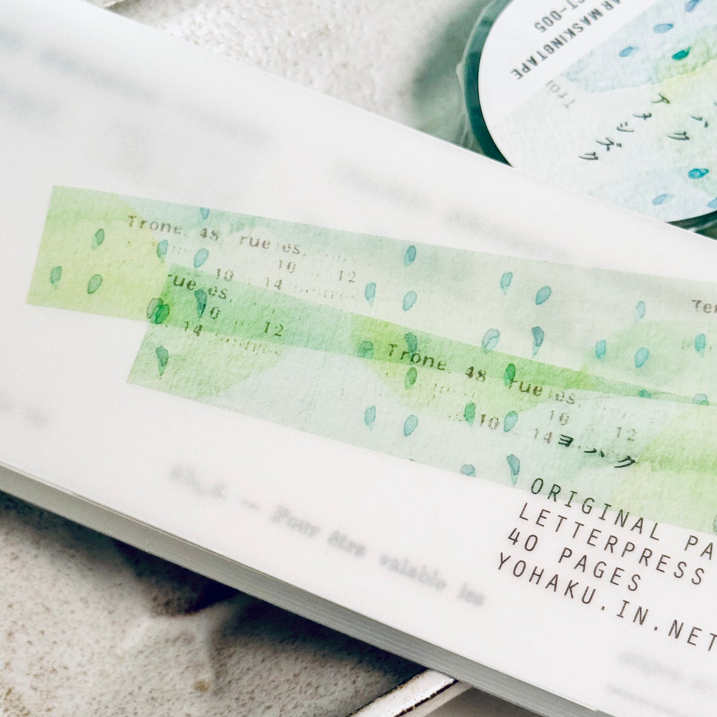 Drip of rain - CT-005 Clear Masking Tape