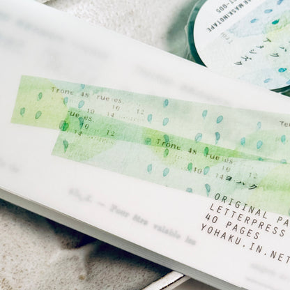 Drip of rain - CT-005 Clear Masking Tape