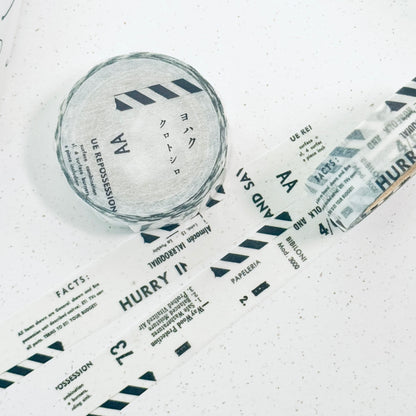 Black & White - Y-010 Washi Masking Tape