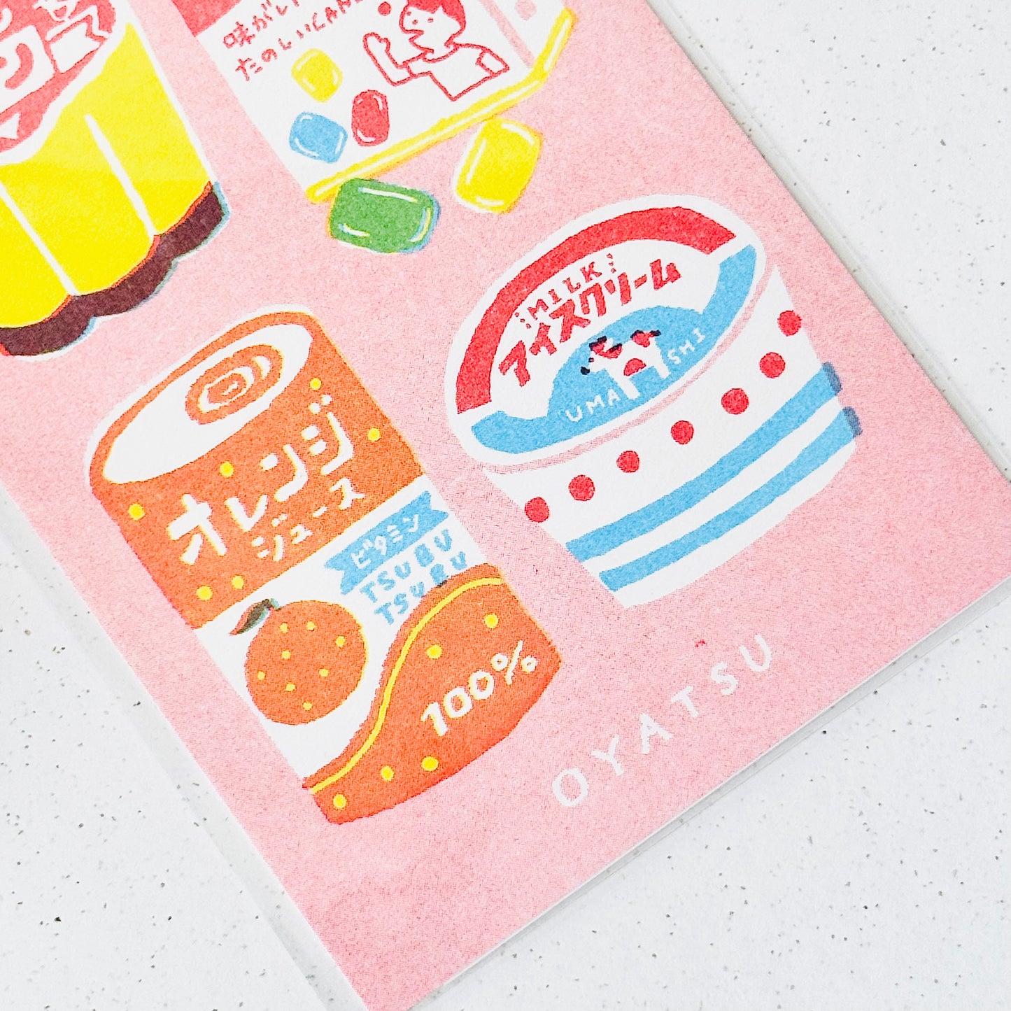 Retro Snack Time Postcard - JAM Retro Printing x Furukawashiko