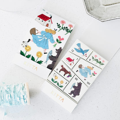Forest Dawn - Stamp-style Washi Stickers (Special Edition)