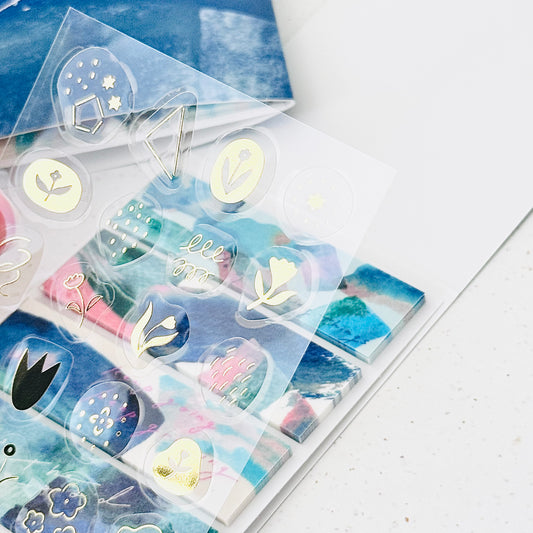 Collage Message (Special Edition) - Pre-cut Washi Masking Tape