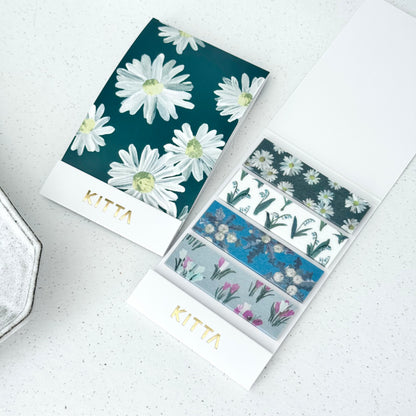 Bold Chrysanthemum - Pre-cut Washi Masking Tape