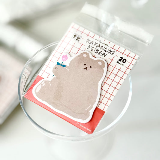 Fluffy Bears - Die-Cut Sticky Notes