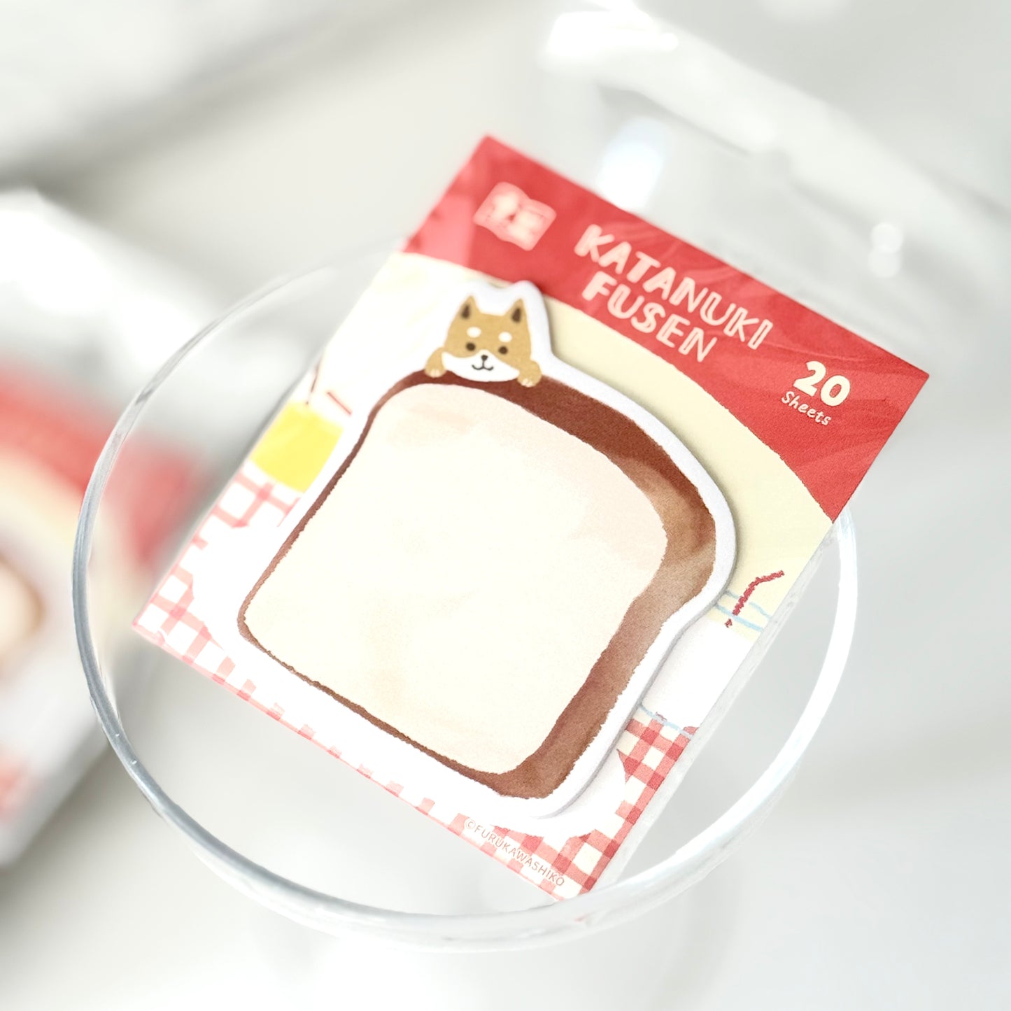 Shiba on Toast - Die-Cut Sticky Note