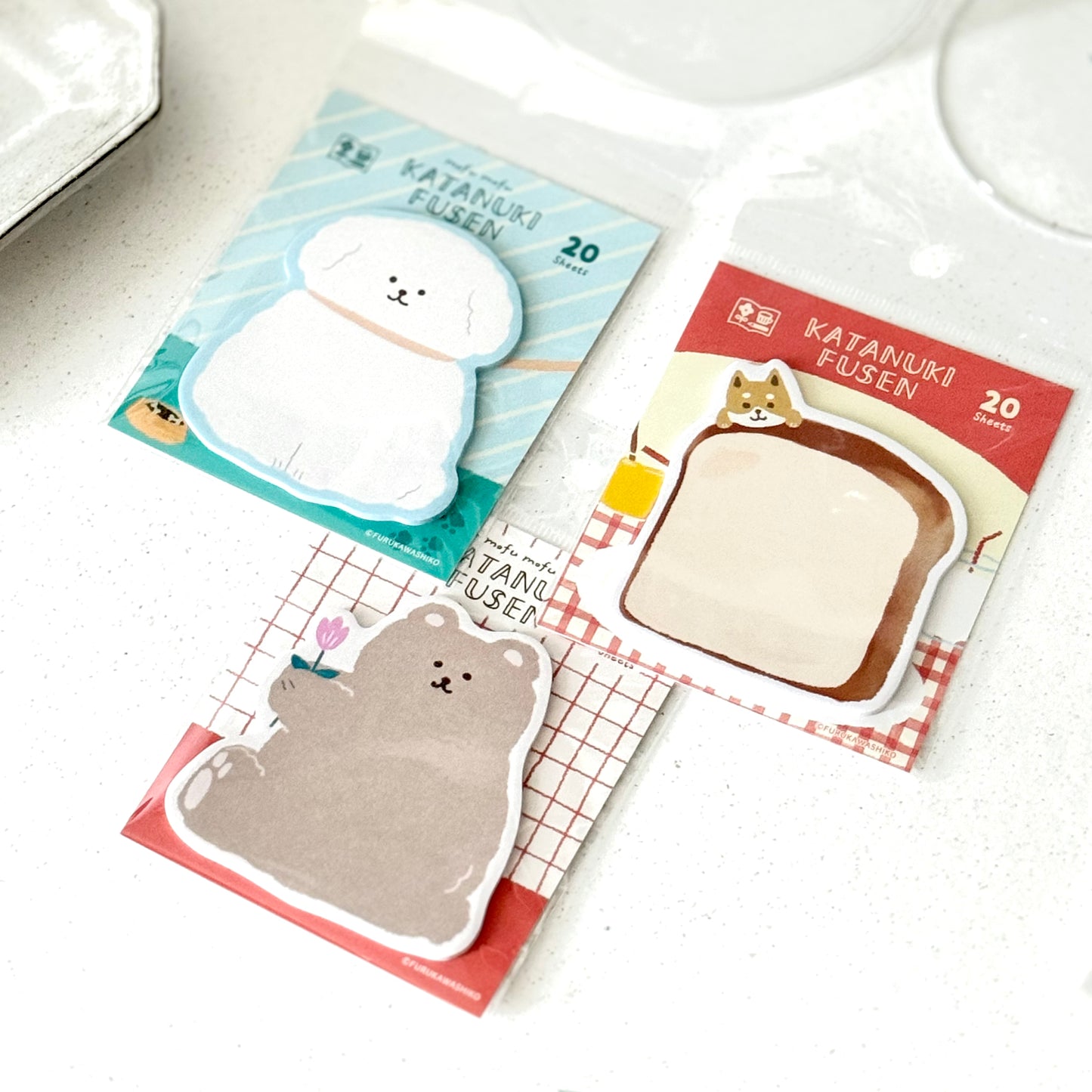 Shiba on Toast - Die-Cut Sticky Note