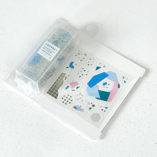 Coffret Roll Sticker - Lagoon Blue
