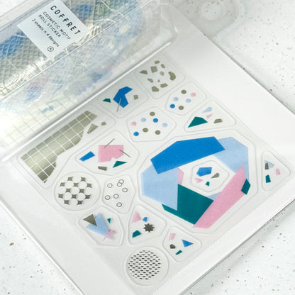 Coffret Roll Sticker - Lagoon Blue