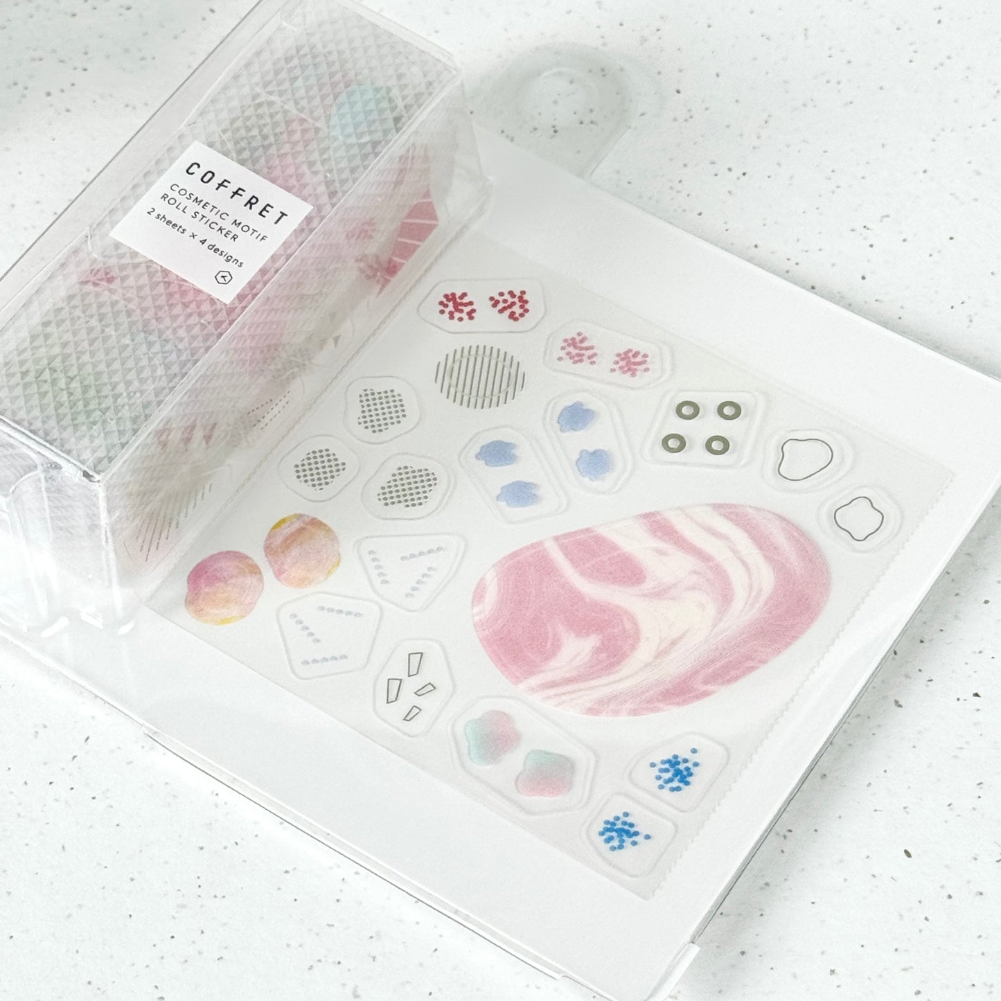 Coffret Roll Sticker - Lilac Pink