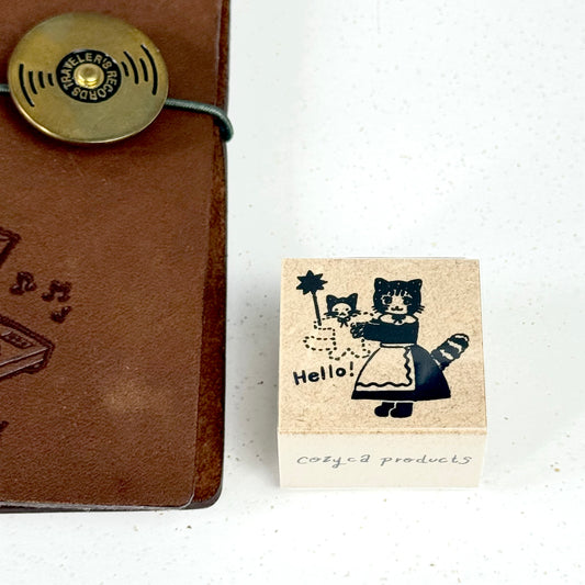 HELLO - Rubber Stamp