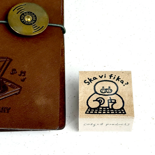 Shall We Have Tea - Rubber Stamp