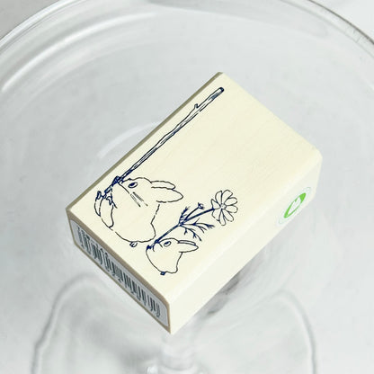 Ghibli Medium & Small Totoro - Masking Tape Companion Stamp