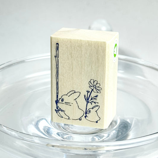Ghibli Medium & Small Totoro - Masking Tape Companion Stamp