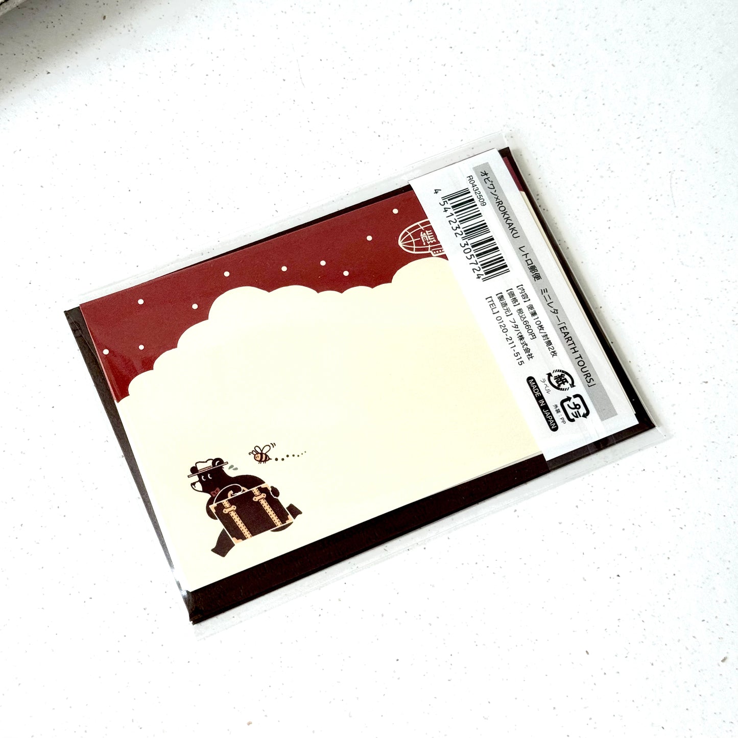 Earth Tours - Mini Letter and Envelope Set (Ob1toy x ROKKAKU)