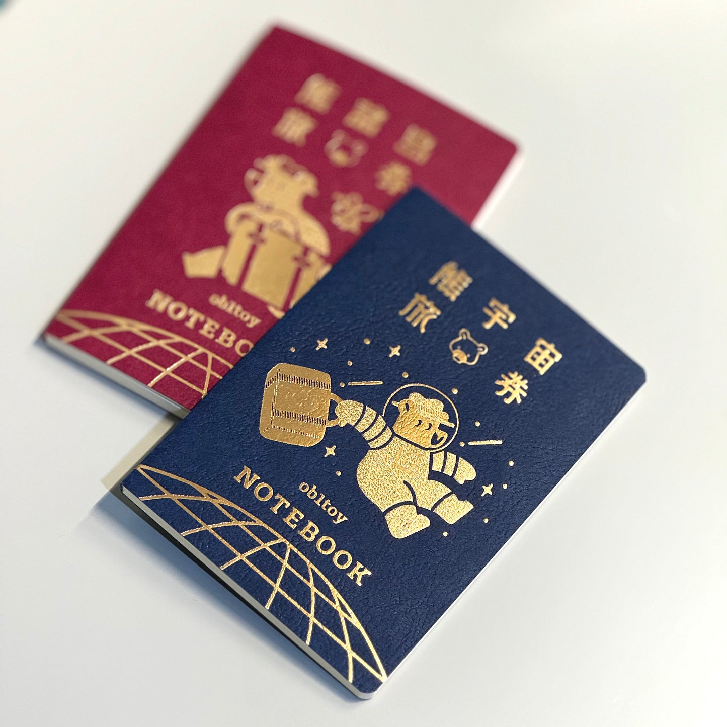 Galaxy Tours - Passport Size Notebook, fits Traveler's Notebook (Ob1toy x ROKKAKU)