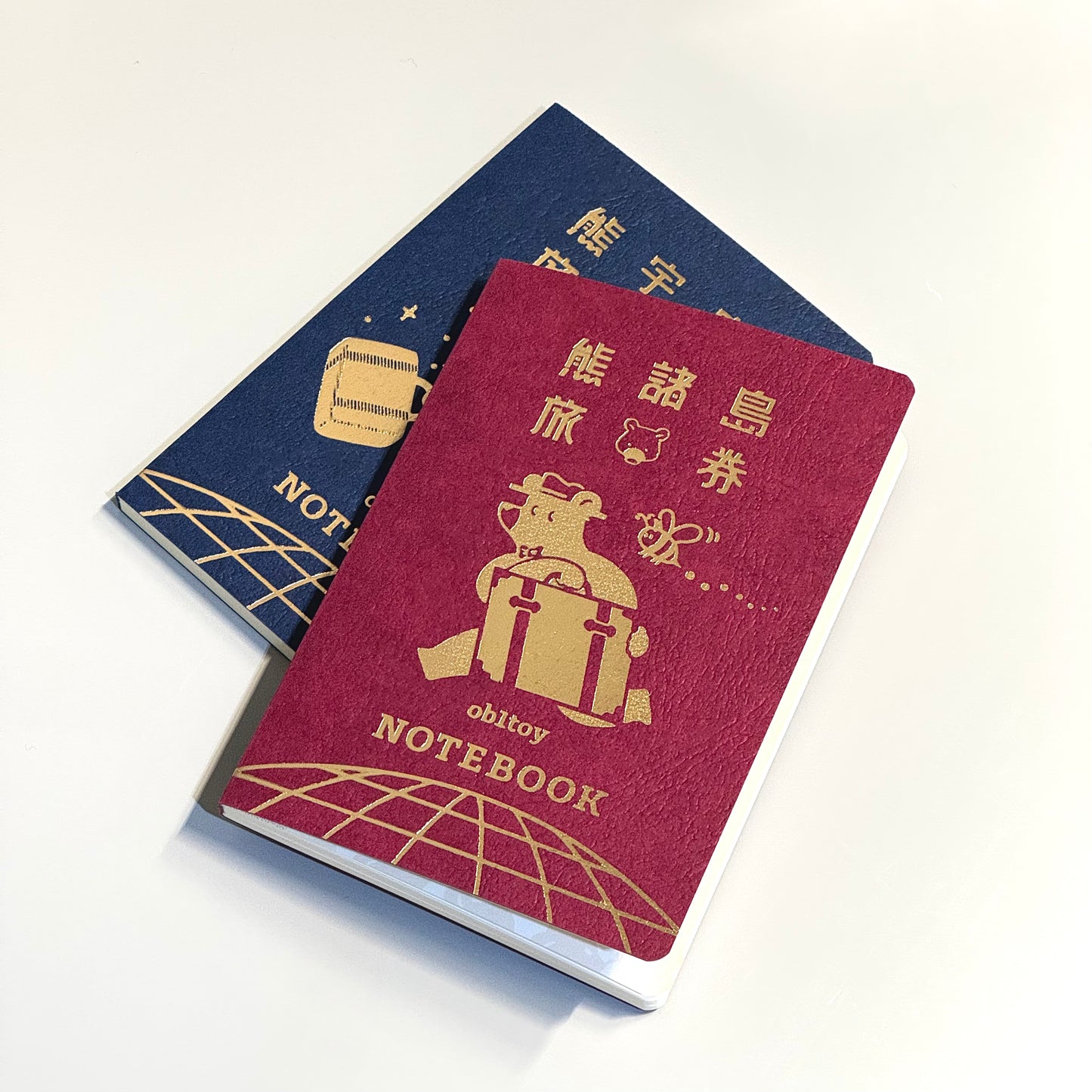 Earth Tours - Passport Size Notebook, fits Traveler's Notebook (Ob1toy x ROKKAKU)