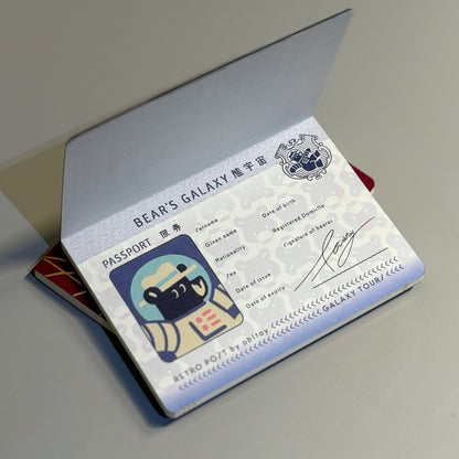 Galaxy Tours - Passport Size Notebook, fits Traveler's Notebook (Ob1toy x ROKKAKU)