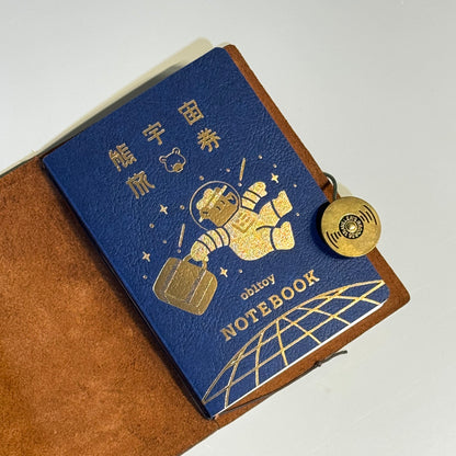 Galaxy Tours - Passport Size Notebook, fits Traveler's Notebook (Ob1toy x ROKKAKU)